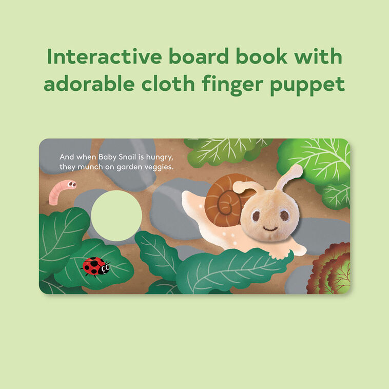 Chronicle Baby Snail Finger Puppet Board Book Cloth Board