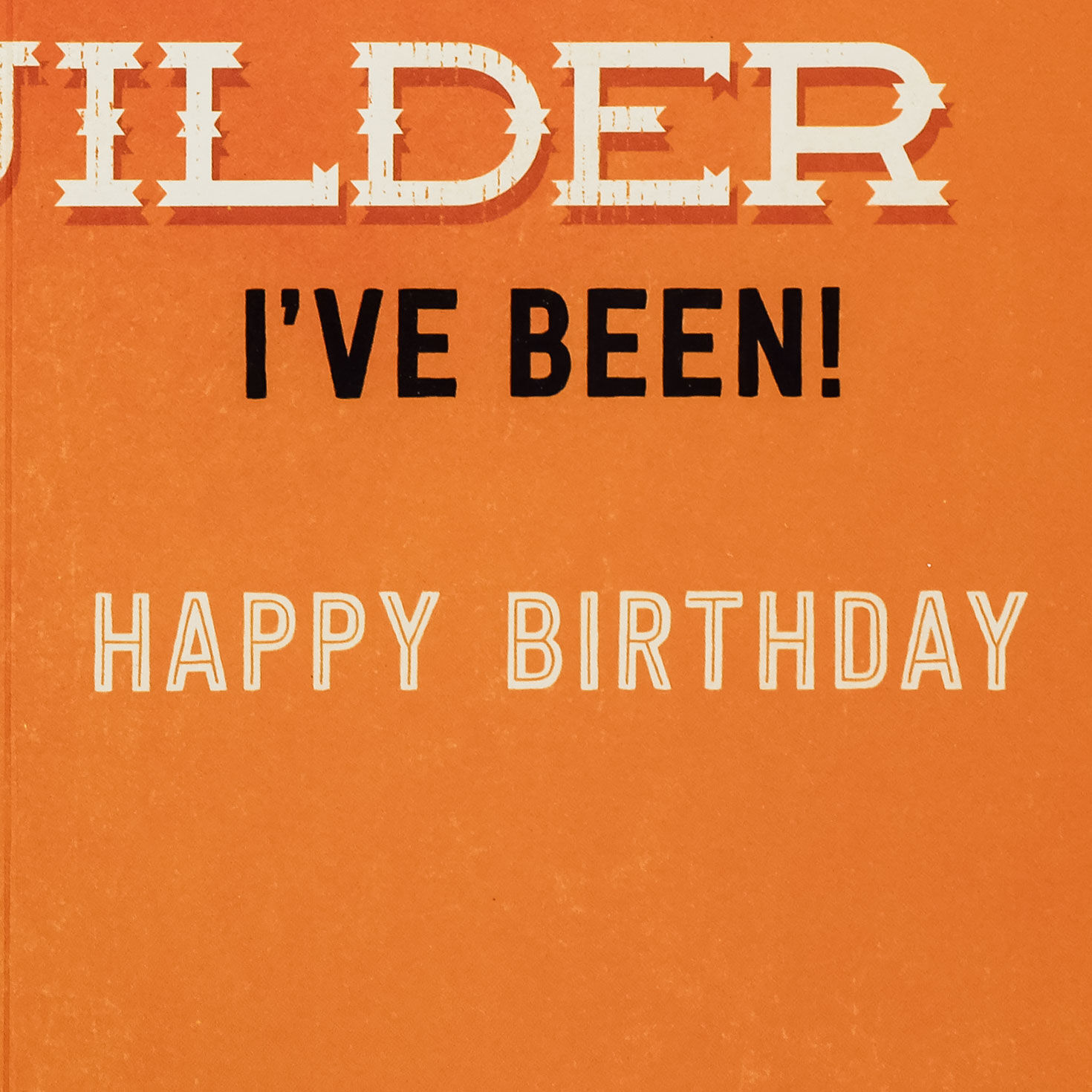 Blue and Gold Funny Birthday Card for Dad Sentiment image number 3