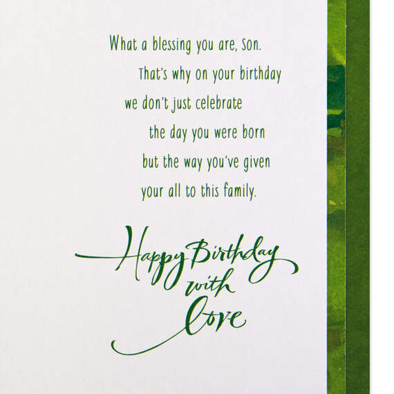 You're a Blessing Birthday Card for Son, , large image number 2