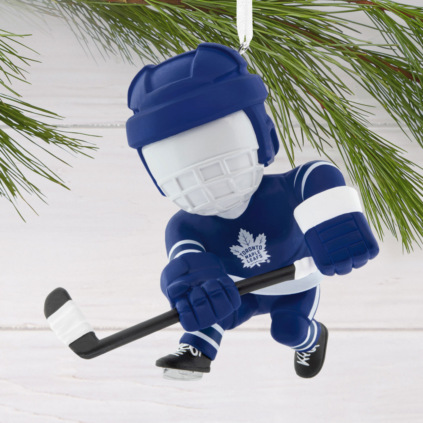 NHL Toronto Maple Leafs Player Christmas Ornament hanging on tree image number 2