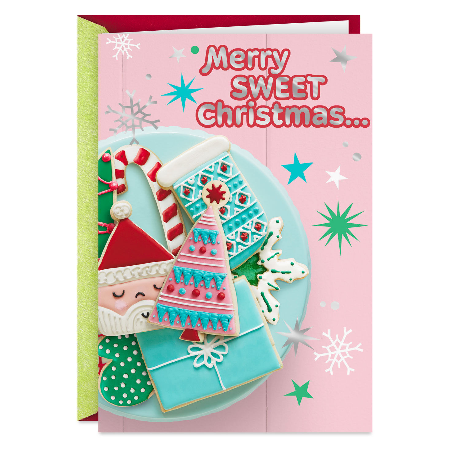 Merry and Sweet Cookie Plate Christmas Card