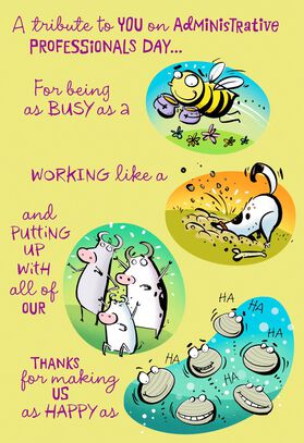 administrative professionals day card