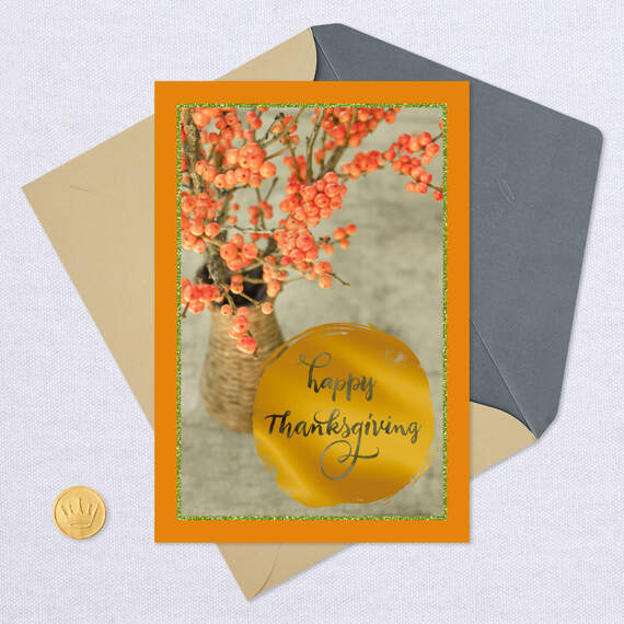 Many Reasons to Be Thankful Thanksgiving Card, , large image number 5