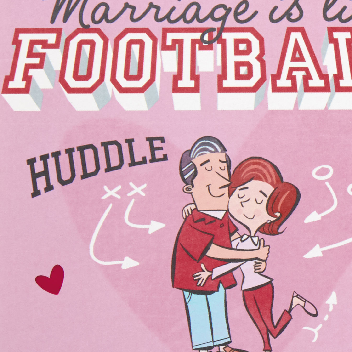 Marriage is Like Football Funny Pop-Up Valentine's Day Card for only USD 5.59 | Hallmark