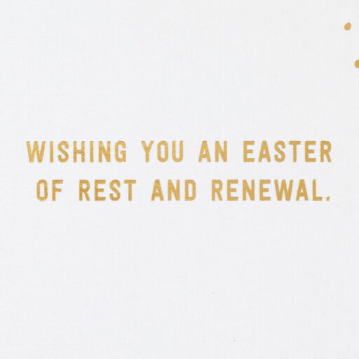 Wishing You Rest and Renewal Easter Card, 