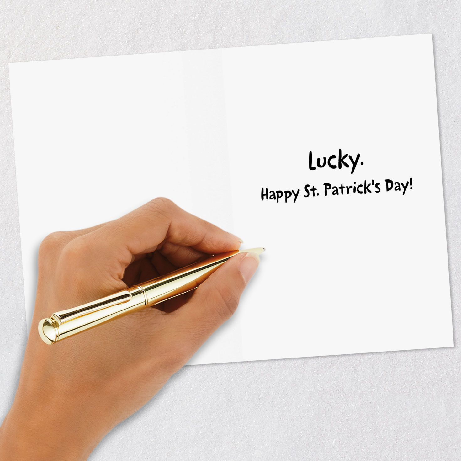 Snoopy With Clover St. Patrick's Day Card Pack Signing card image number 6