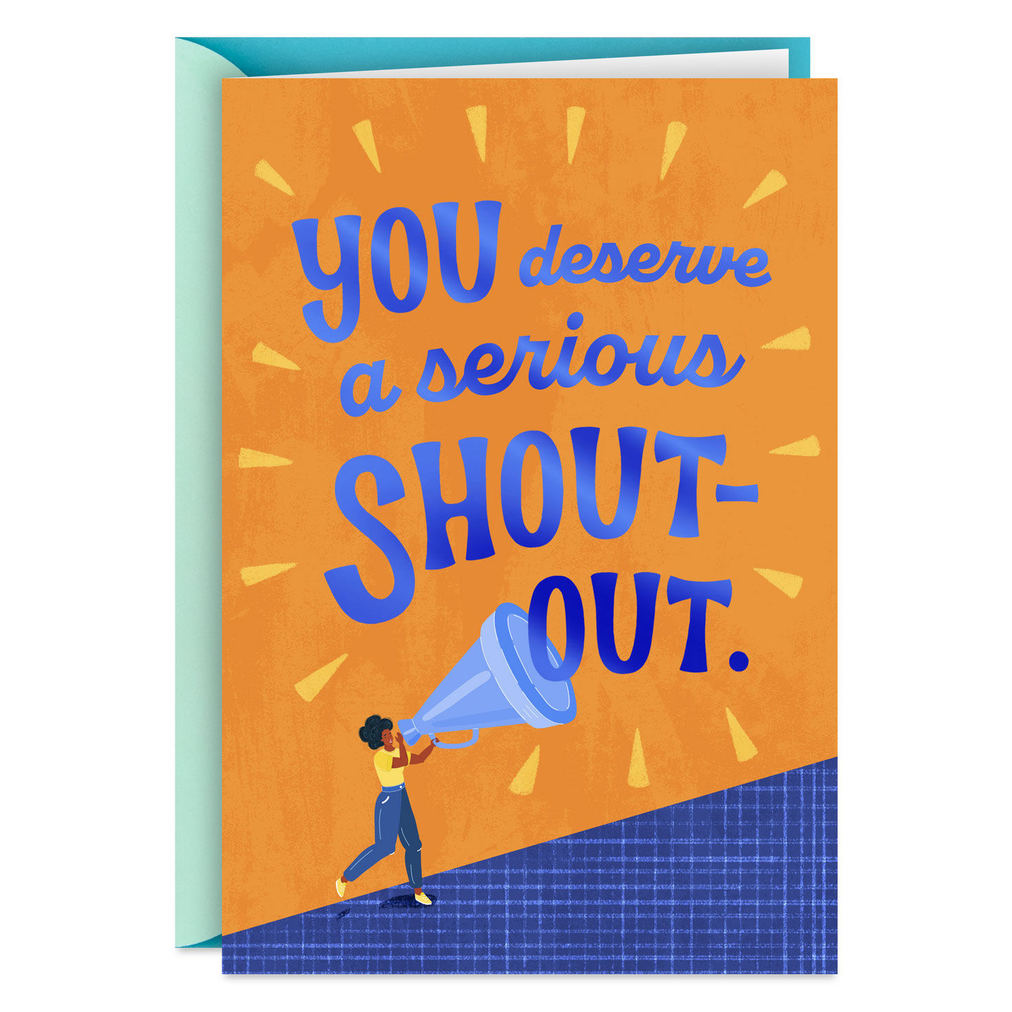 You Deserve a Shout-Out Thank-You Card for only USD 2.99 | Hallmark