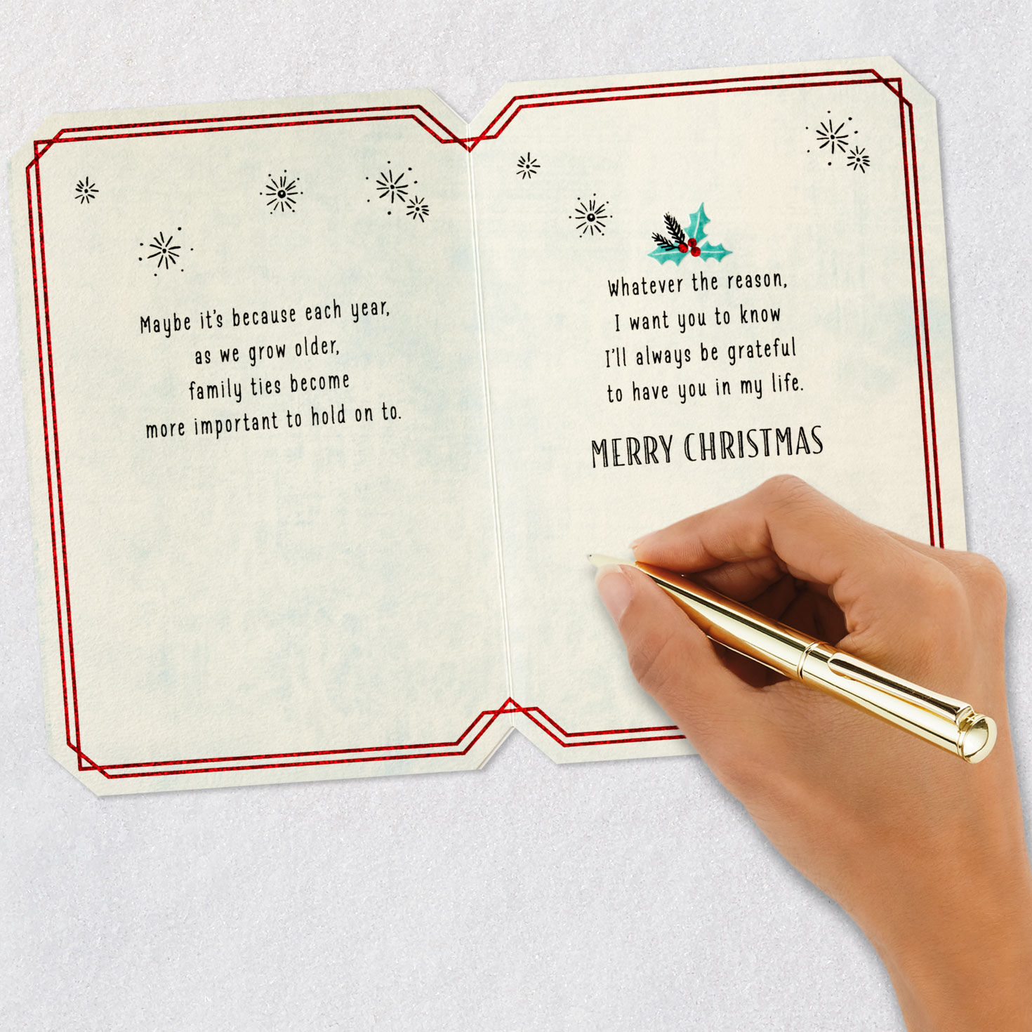 Thankful for You Christmas Card for Brother, , large image number 7