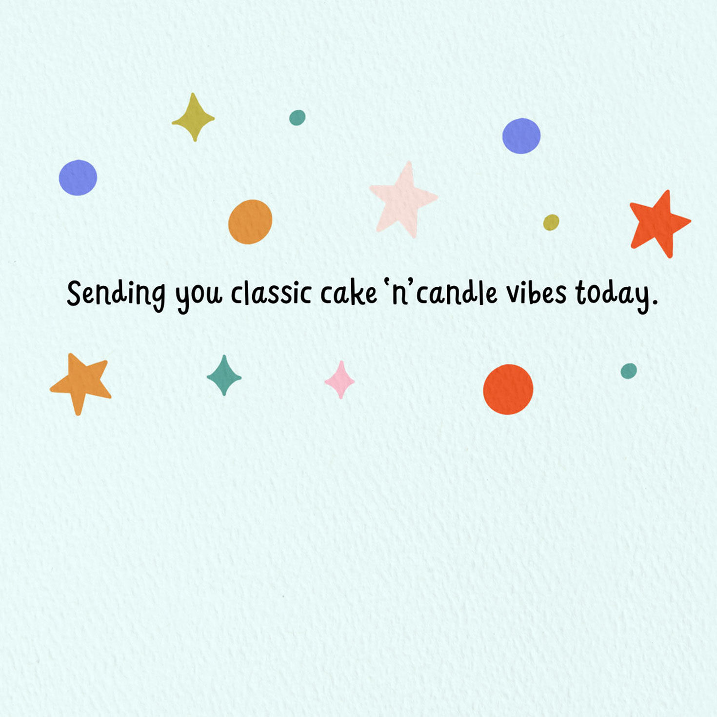 Classic Cake and Candle Vibes Birthday Card for only USD 3.99 | Hallmark