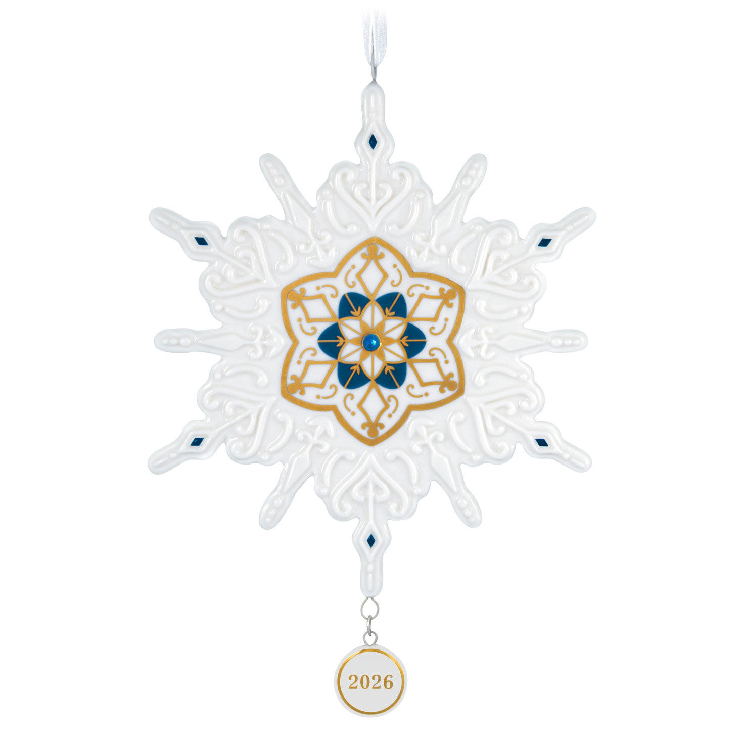 Snowflake 2026 Porcelain Ornament