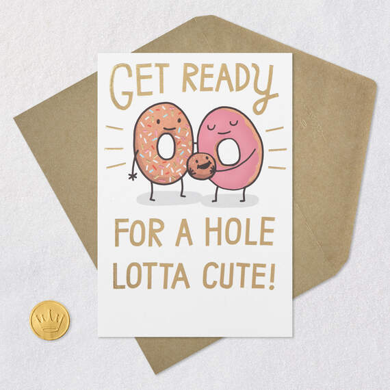 A Hole Lotta Cute New Baby Card, , large image number 5