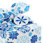26" Blue Snowflakes Holiday Fabric Gift Wrap With Gift Tag, , large image number 6