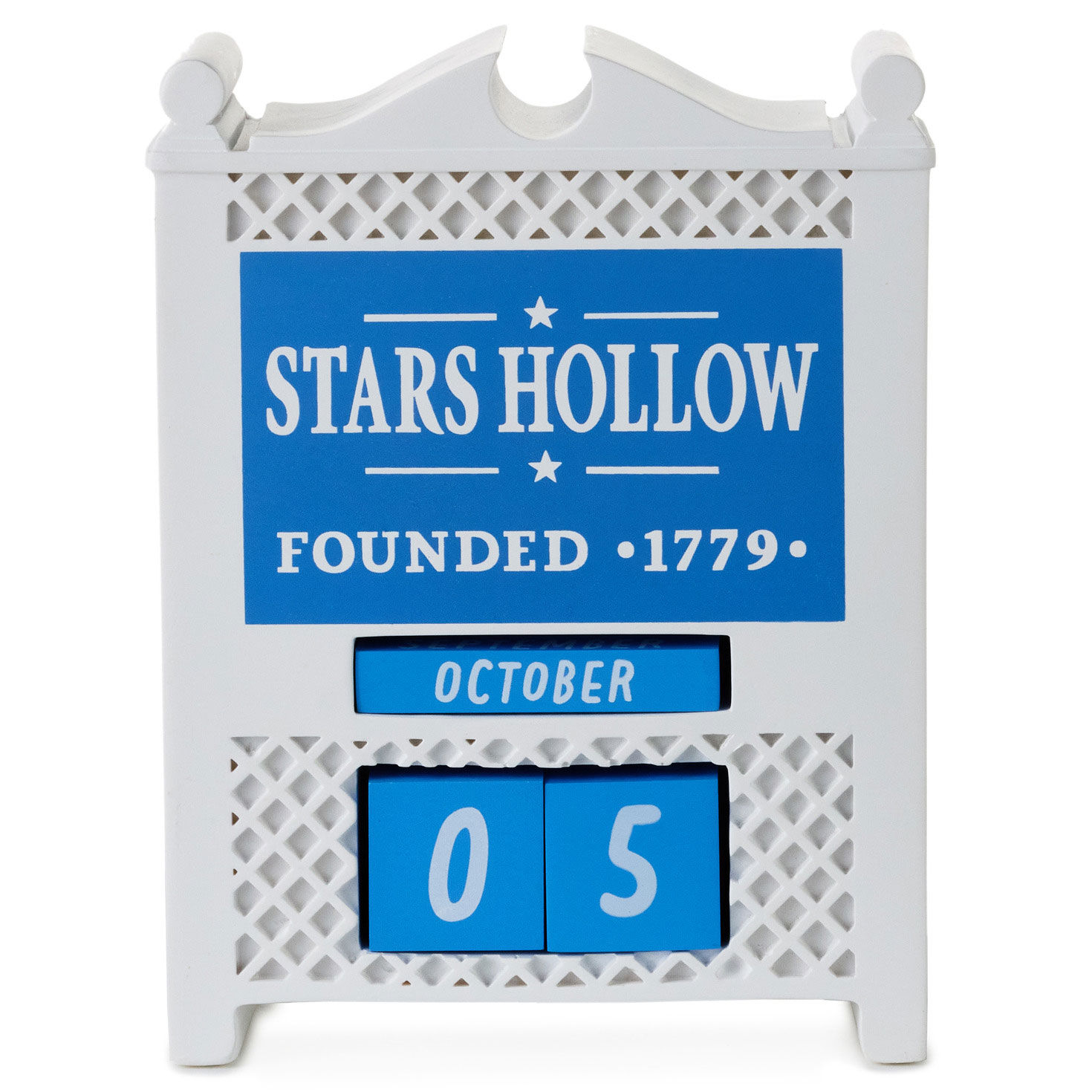 Gilmore Girls Stars Hollow Sign Perpetual Calendar package front image number 5
