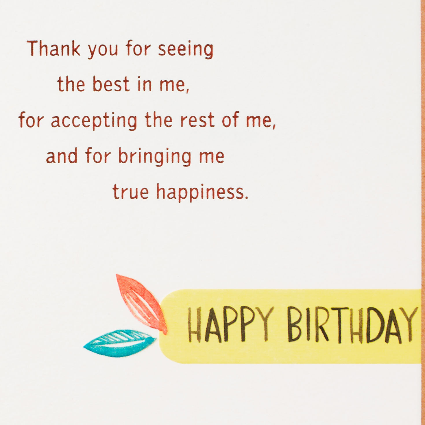 A Man Like You to Love Romantic Birthday Card for Him, , large image number 3