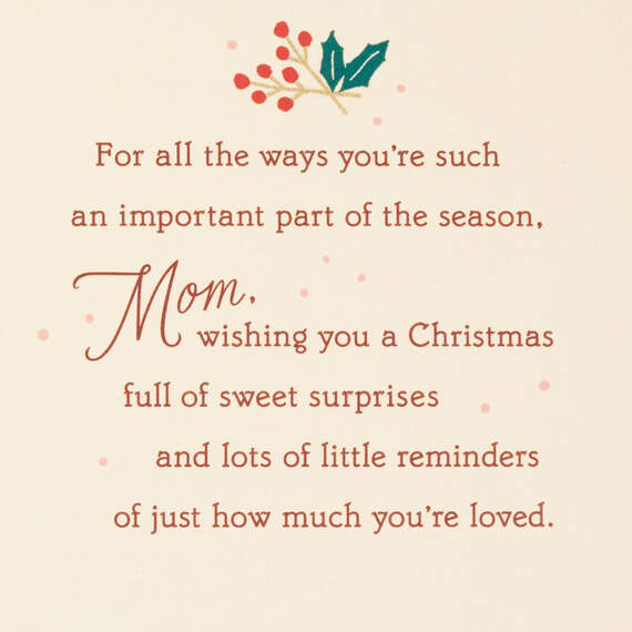 Comfort and Joy Christmas Card for Mom, , large image number 2