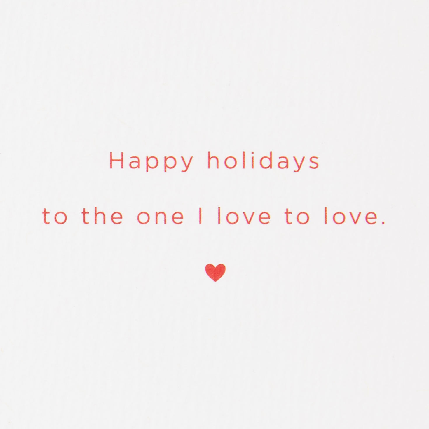 Candy Cane Heart Romantic Christmas Card sentiment image number 2