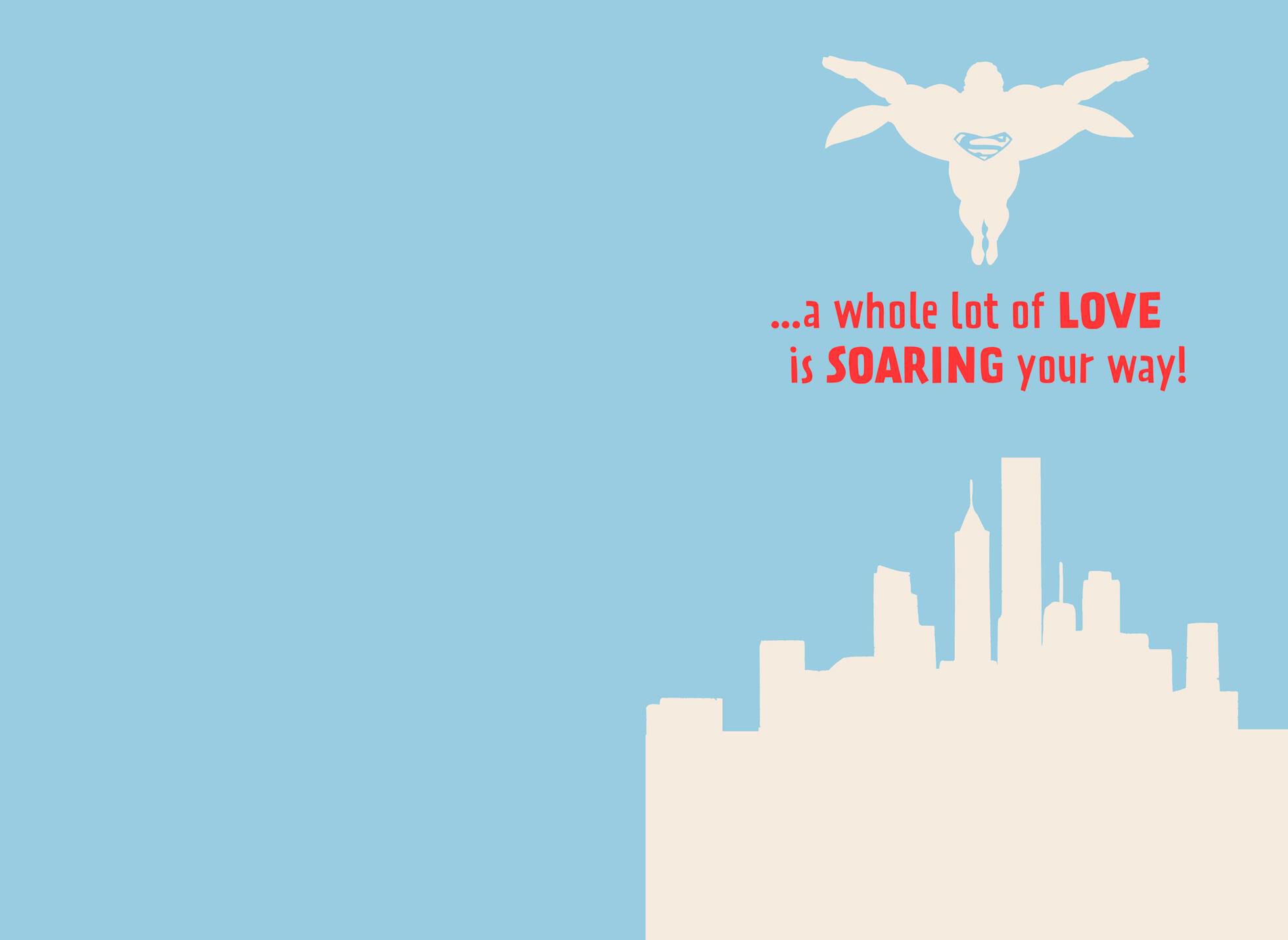 Superman™ Lots of Love Father's Day Card