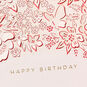 Pink Flowers and Butterfly Signature Birthday Card Card Front Detail image number 5
