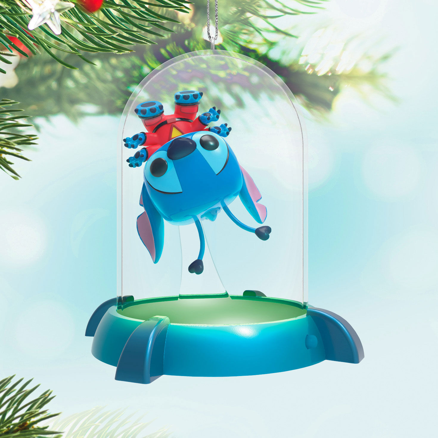 Stitch Experiment 626 Funko Keepsake Ornament hanging on tree image number 2