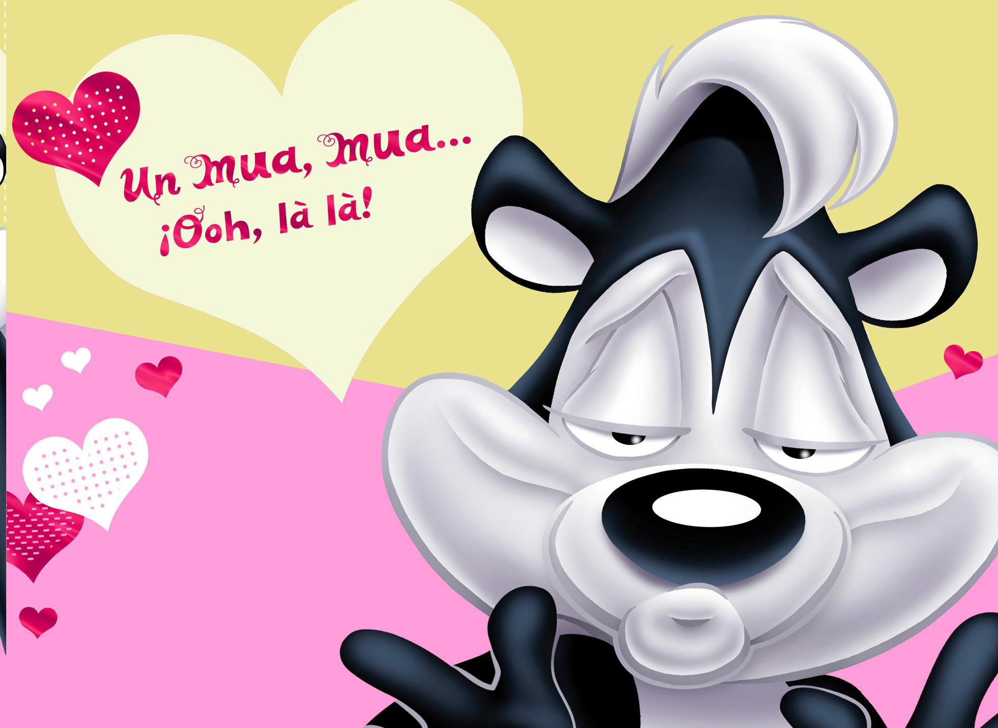 Pepé Le Pew Spanish-Language Wife Birthday Card