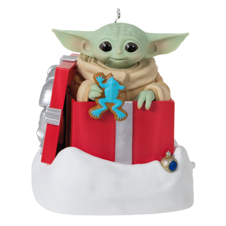 Star Wars: The Mandalorian™ Grogu™ Greetings Ornament With Sound and Motion, , large image number 7