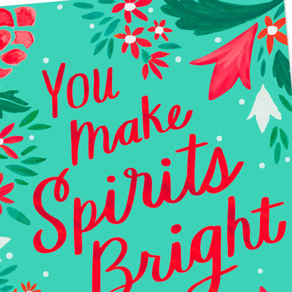 You Make Spirits Bright Video Greeting Christmas Card, , large image number 4
