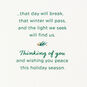 Wishing You Peace Thinking of You Christmas Card, , large image number 2