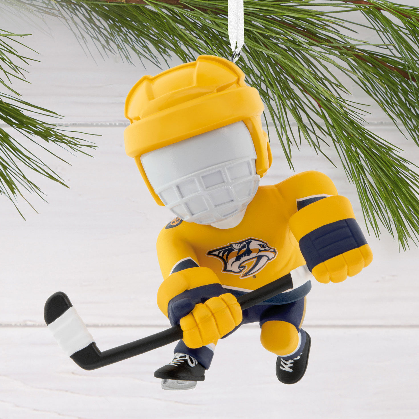 NHL Nashville Predators Player Christmas Ornament hanging on tree image number 2