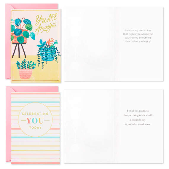 Illustrated Floral Assorted Mother's Day Cards, Pack of 36, , large image number 3