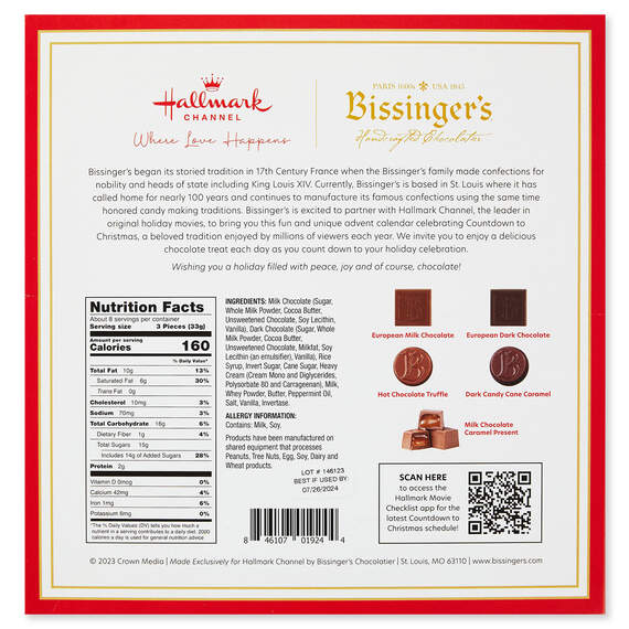 Bissinger's Chocolates Hallmark Channel Advent Calendar, , large image number 2