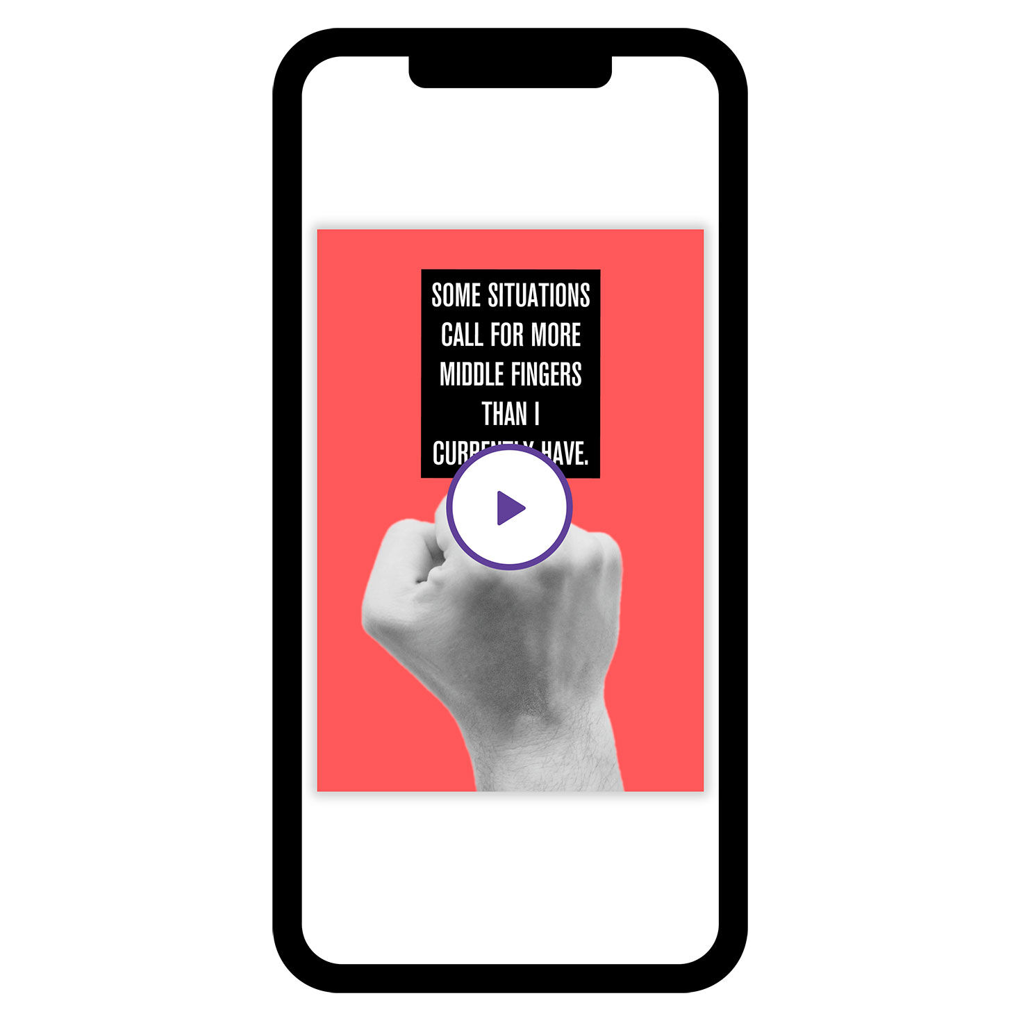 Middle Finger Situation eCard