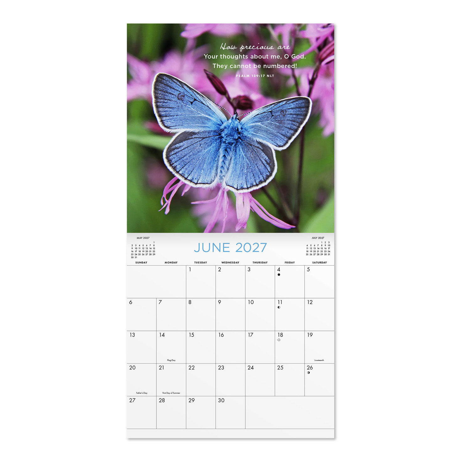 Psalms 2027 12-Month Desk Calendar inside spread image number 3