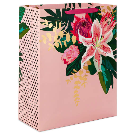 15.5" Pink Lily Extra-Large Gift Bag