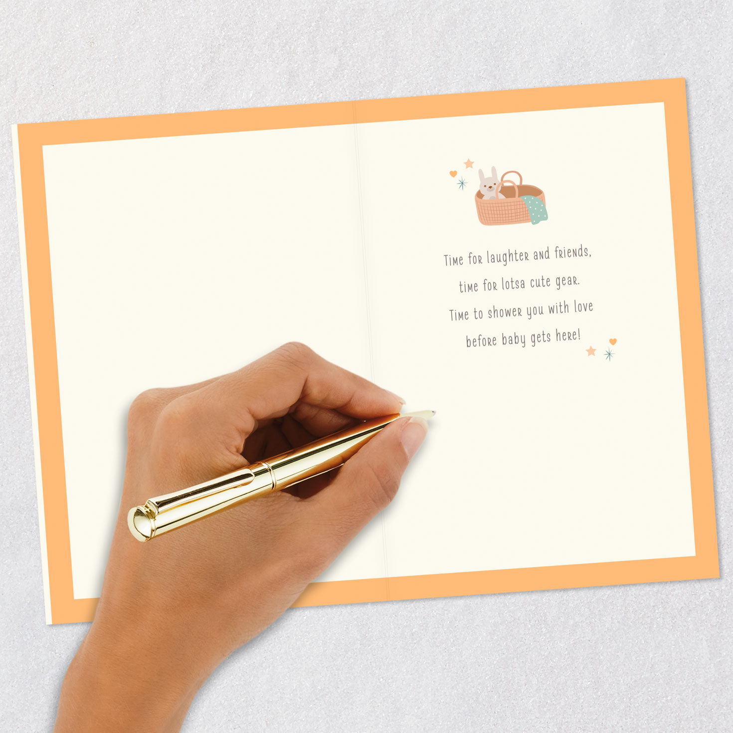 Newborn Items, Toys and Clothes Baby Shower Card Signing card image number 6