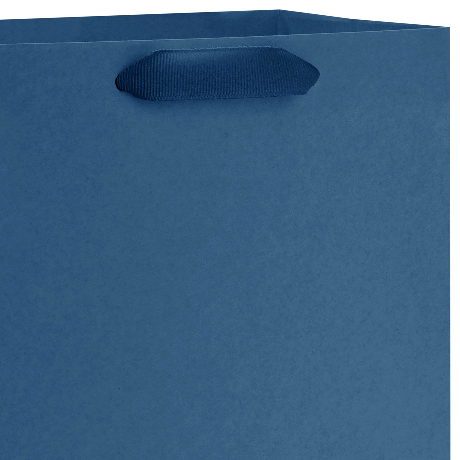 9.6" Solid Navy Blue Medium Gift Bag, Navy, large image number 4