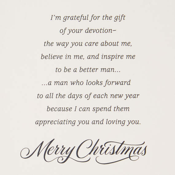 Your Love Inspires Me to Be a Better Man Christmas Card With Decoration, , large image number 3