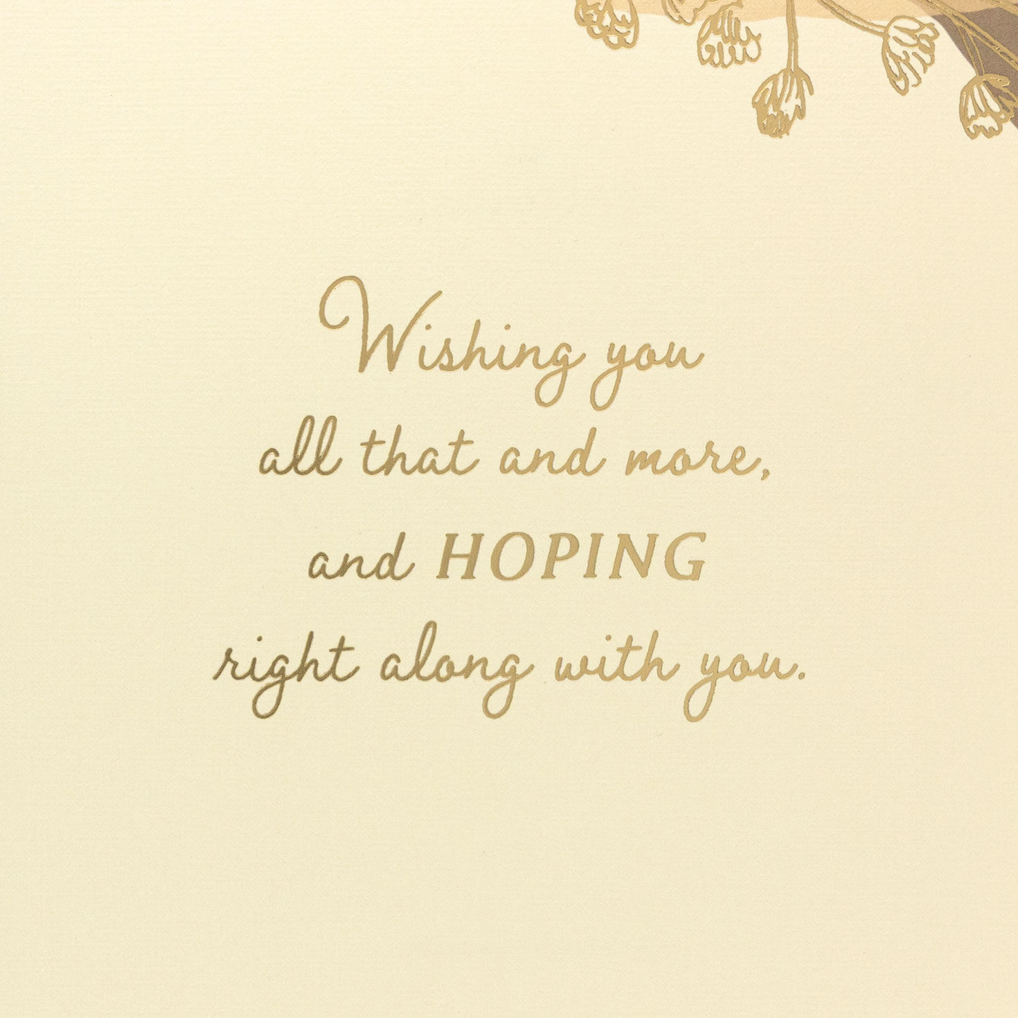 Abstract Botanicals Encouragement Card With Token Sentiment image number 3