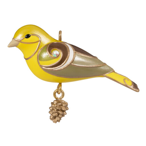 Mini Lady Western Tanager Ornament, 1.09", 