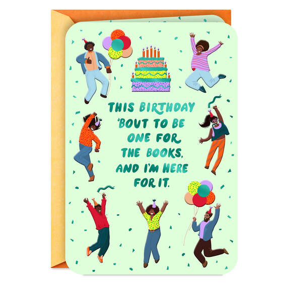 One for the Books Birthday Card