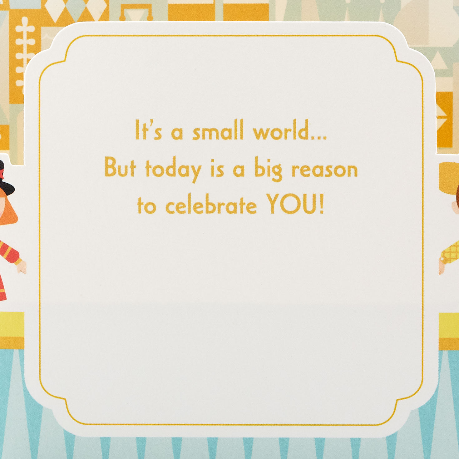 Disney It’s a Small World Celebrating You Musical 3D Pop-Up Card With Motion for only USD 12.99 | Hallmark