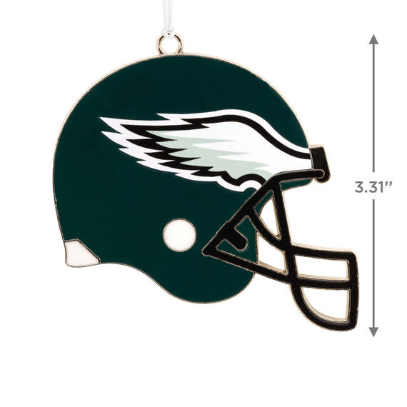 NFL Philadelphia Eagles Football Helmet Metal Hallmark Ornament, , large image number 3