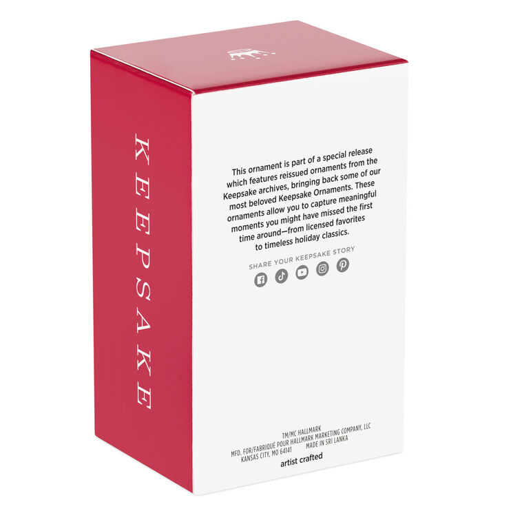 Mario Kart Luigi Keepsake Ornament package back image number 8