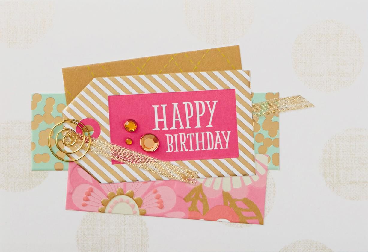 Amazing Girl Gift Tag Birthday Card