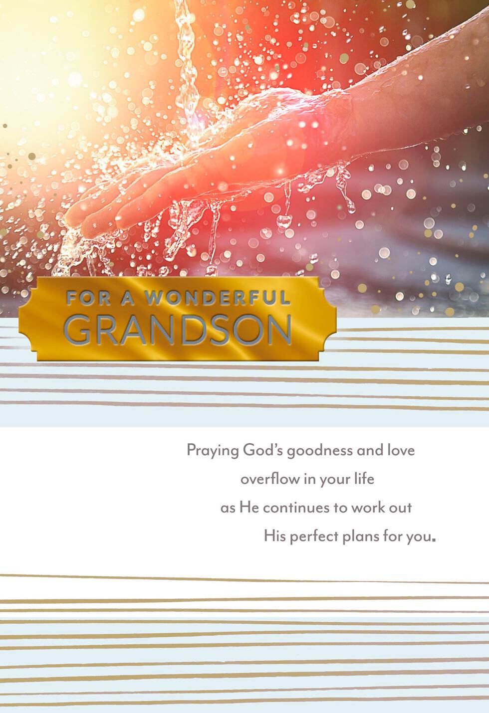 You Are a Blessing Religious Graduation Card for Grandson