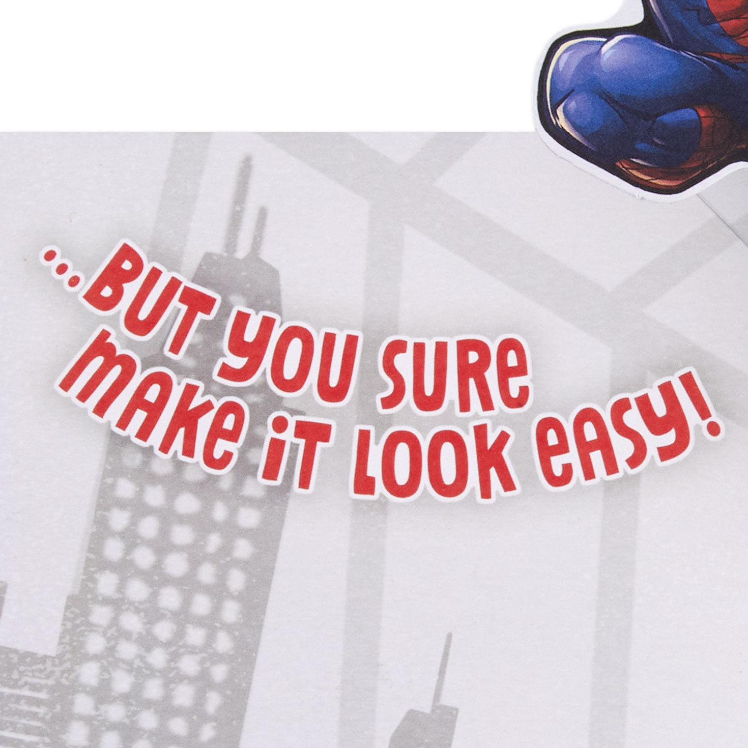 Spider-Man Musical Pop-Up Birthday Card for Grandson sentiment image number 3