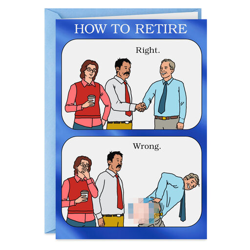 Leaving Work Behind Funny Retirement Card, 