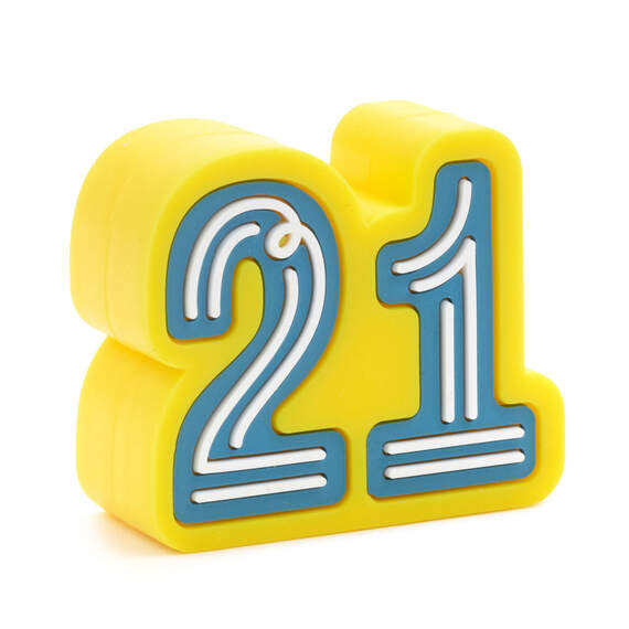 Charmers 21st Birthday Silicone Charm, , large image number 1