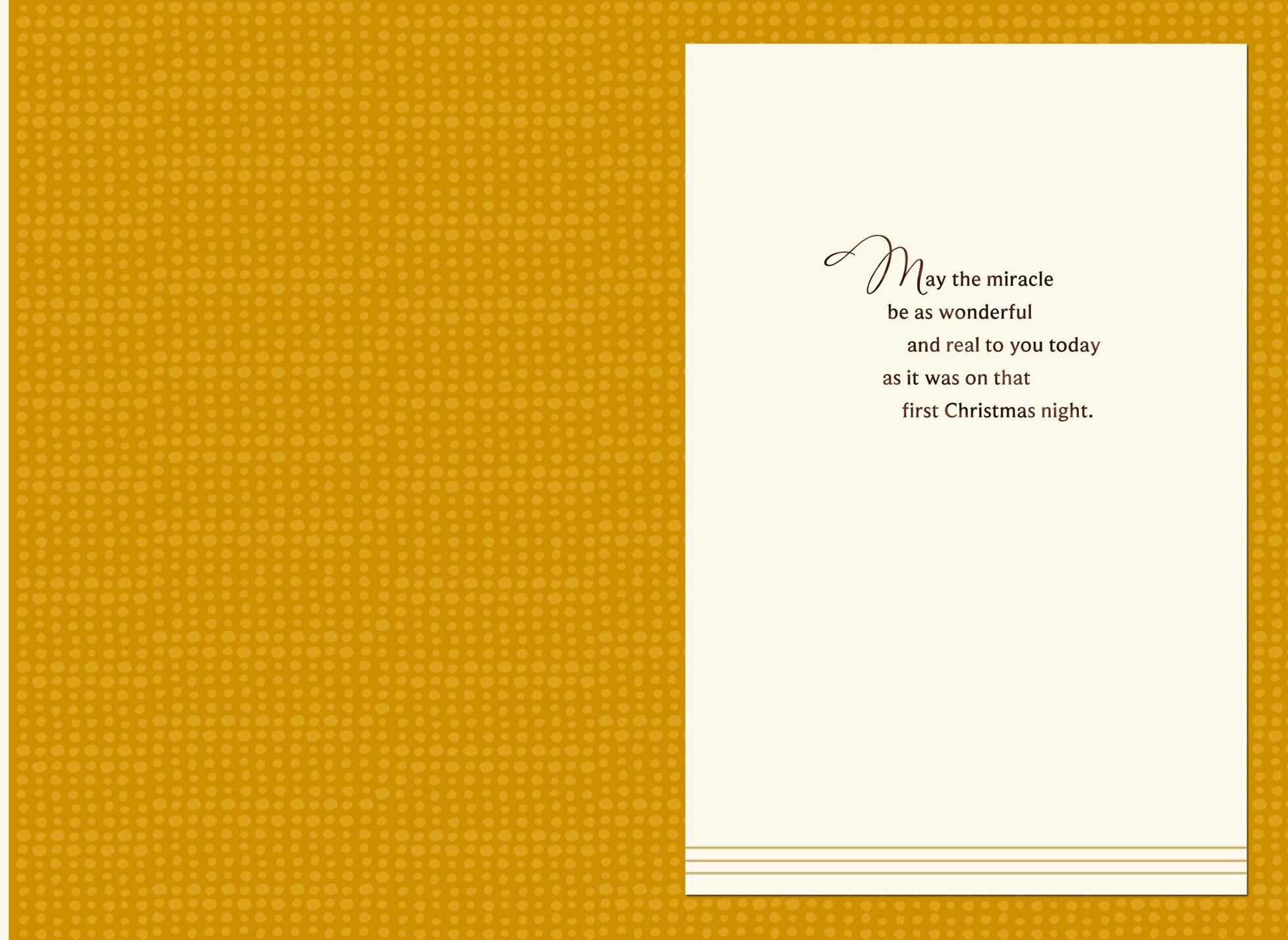 Nativity Scene Christmas Card