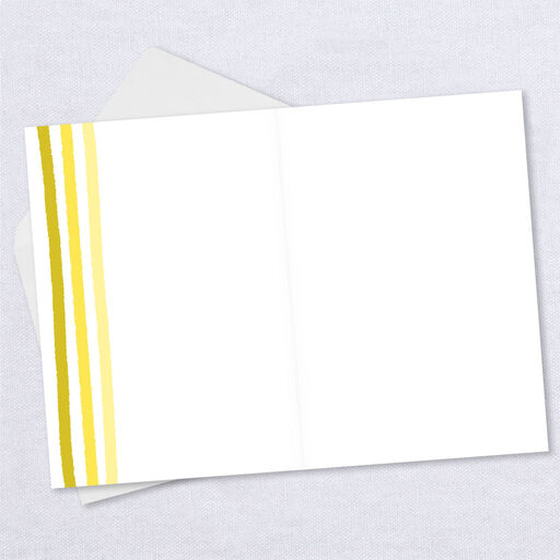 Personalized Photo on Yellow Photo Card, 