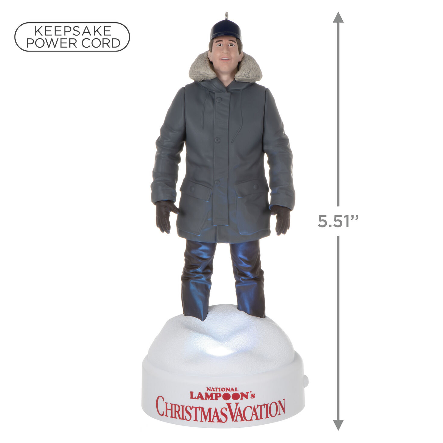 National Lampoon's Christmas Vacation™ Collection Clark Griswold Ornament With Light and Sound for only USD 22.49 | Hallmark